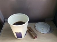 Terrible coffee on train