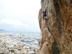 klettern sardinien korrosion haken meer climbing sardinia corrosion bolts sea arrampicata sardegna corrosione spit fittoni mare