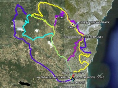 Mountain biking routes starting from The Lemon House