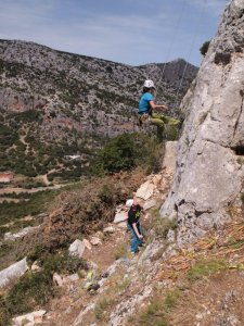 Philip und Philippa auf Ebano, 6a, Il Pozzo, Monte Oro, Ostküste Sardinien