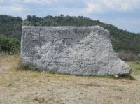 Turnoff for Arruinas and Punta La Marmora