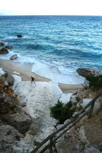 Bruce on beach Cala Goloritzè